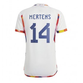 Belgien Dries Mertens #14 Borta Kläder VM 2022 Kortärmad